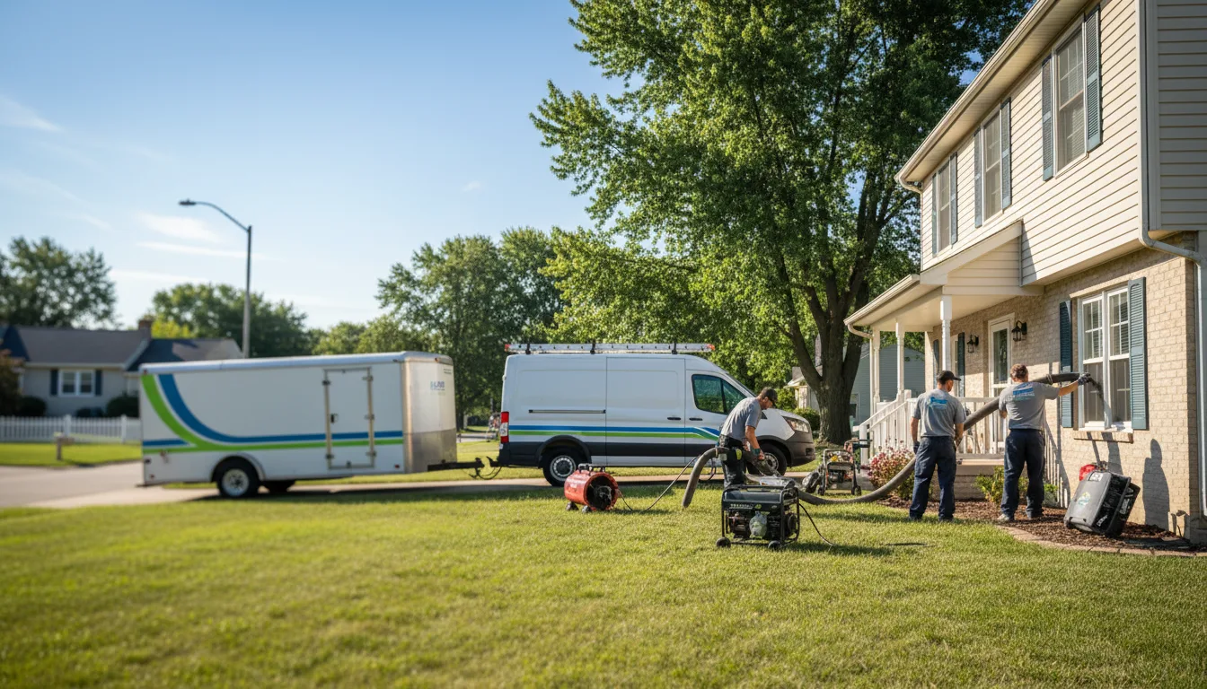 Flooded Basement Restoration And Cleanup With Repair in Karnak, IL near me